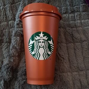 Starbucks Bronze Tumbler with Lid